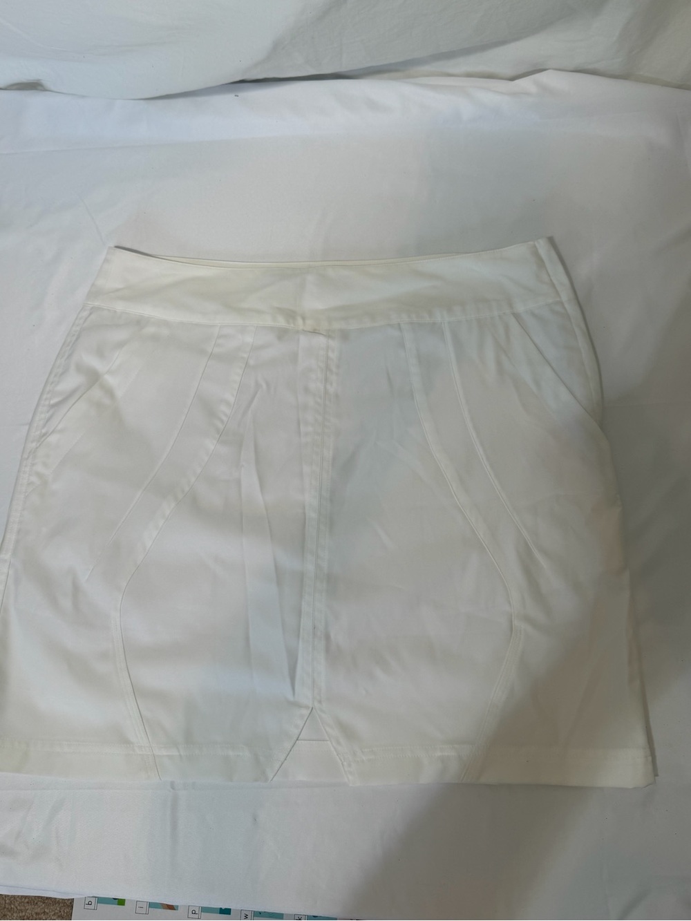 Title: LIJA White Golf Tennis Athletic Skort Built-In Shorts Size 10